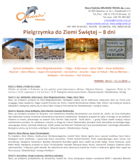 pielgrzymka ziemia swieta m